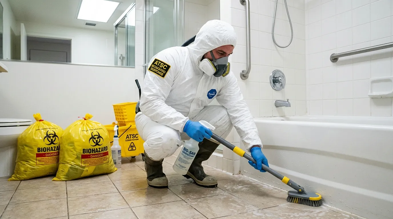 Decontamination equipment deployed for Blood Cleanup in Keene